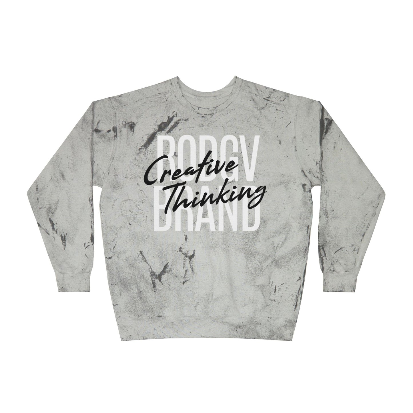 RODGV Creative Thinking Color Blast Crewneck Sweatshirt, Trendy Sweatshirt, Unisex Fashion, Cozy Gift, Unique Style, Creative Apparel
