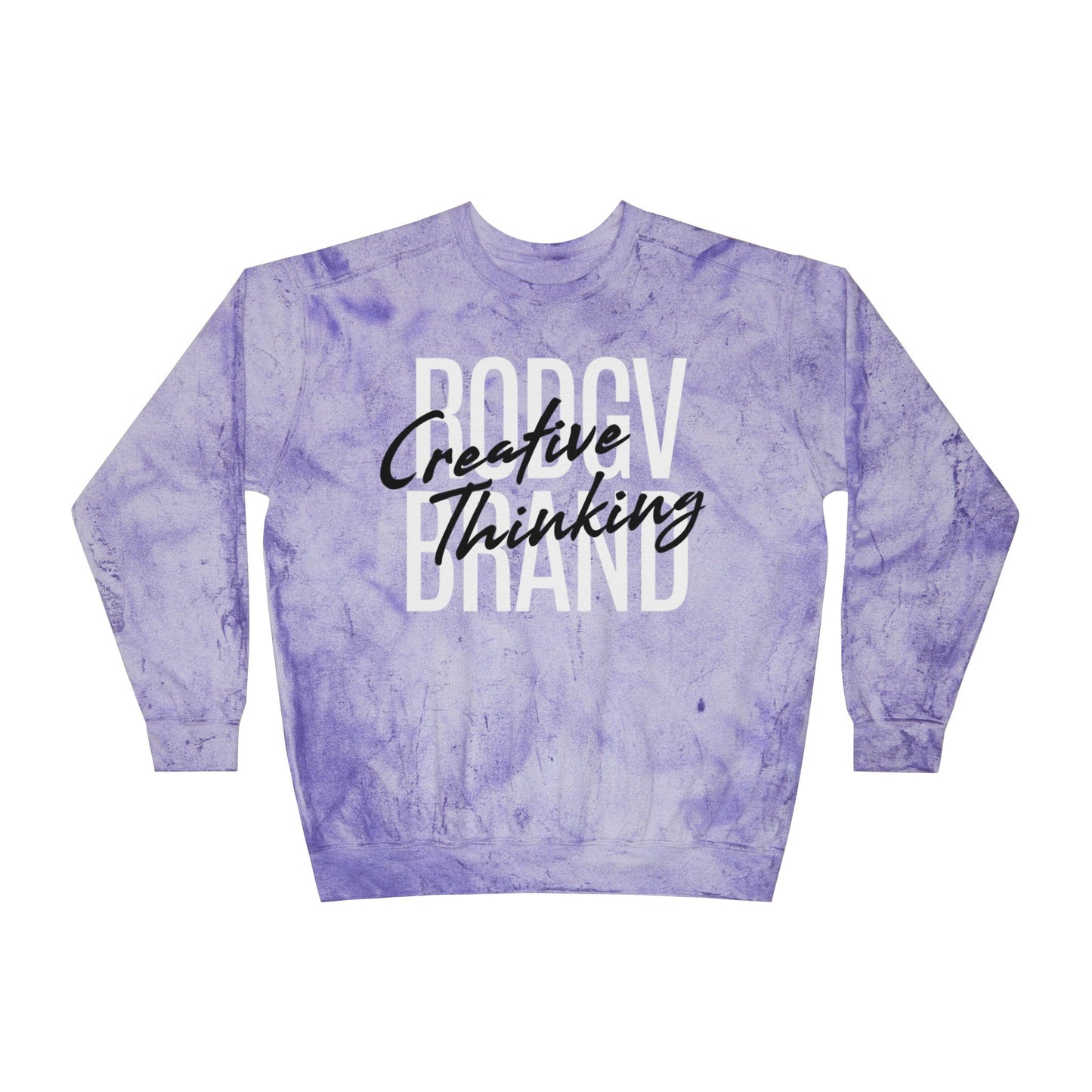 RODGV Creative Thinking Color Blast Crewneck Sweatshirt, Trendy Sweatshirt, Unisex Fashion, Cozy Gift, Unique Style, Creative Apparel