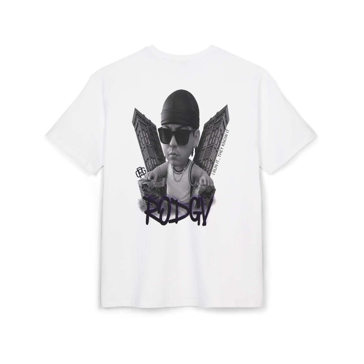 I RUN IT Unisex Heavy Oversize Tee