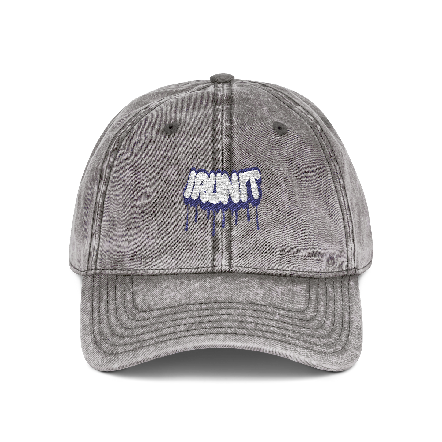 I Run It x RODGV Vintage Embroidered 'Mighty' Distressed Baseball Cap