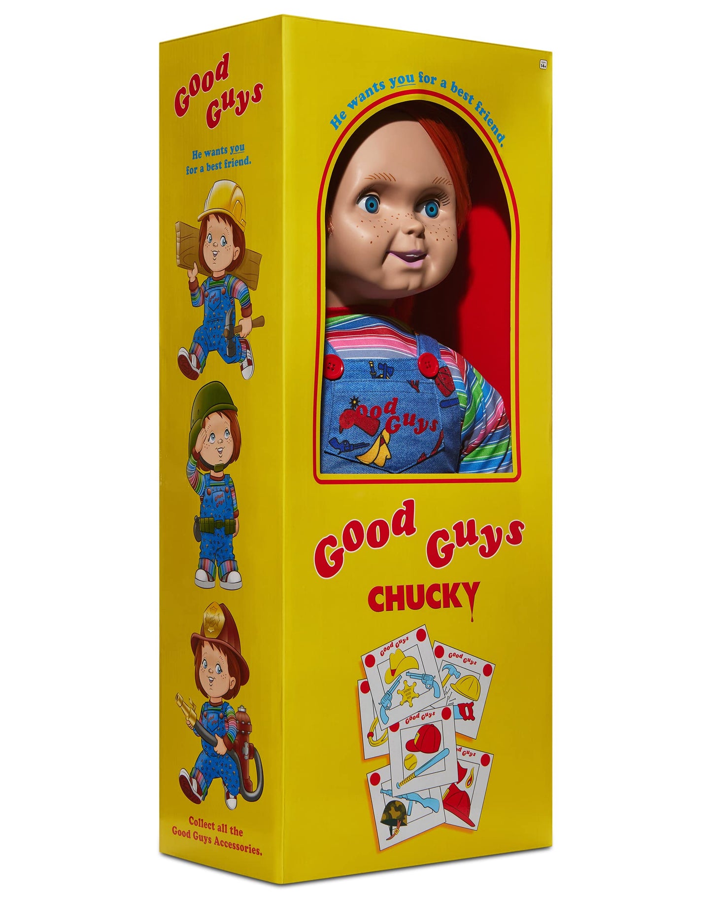 Spirit Halloween Good Guys Chucky Decor - 24 Inches | Official Licensed | Kids Game | Horror Decor