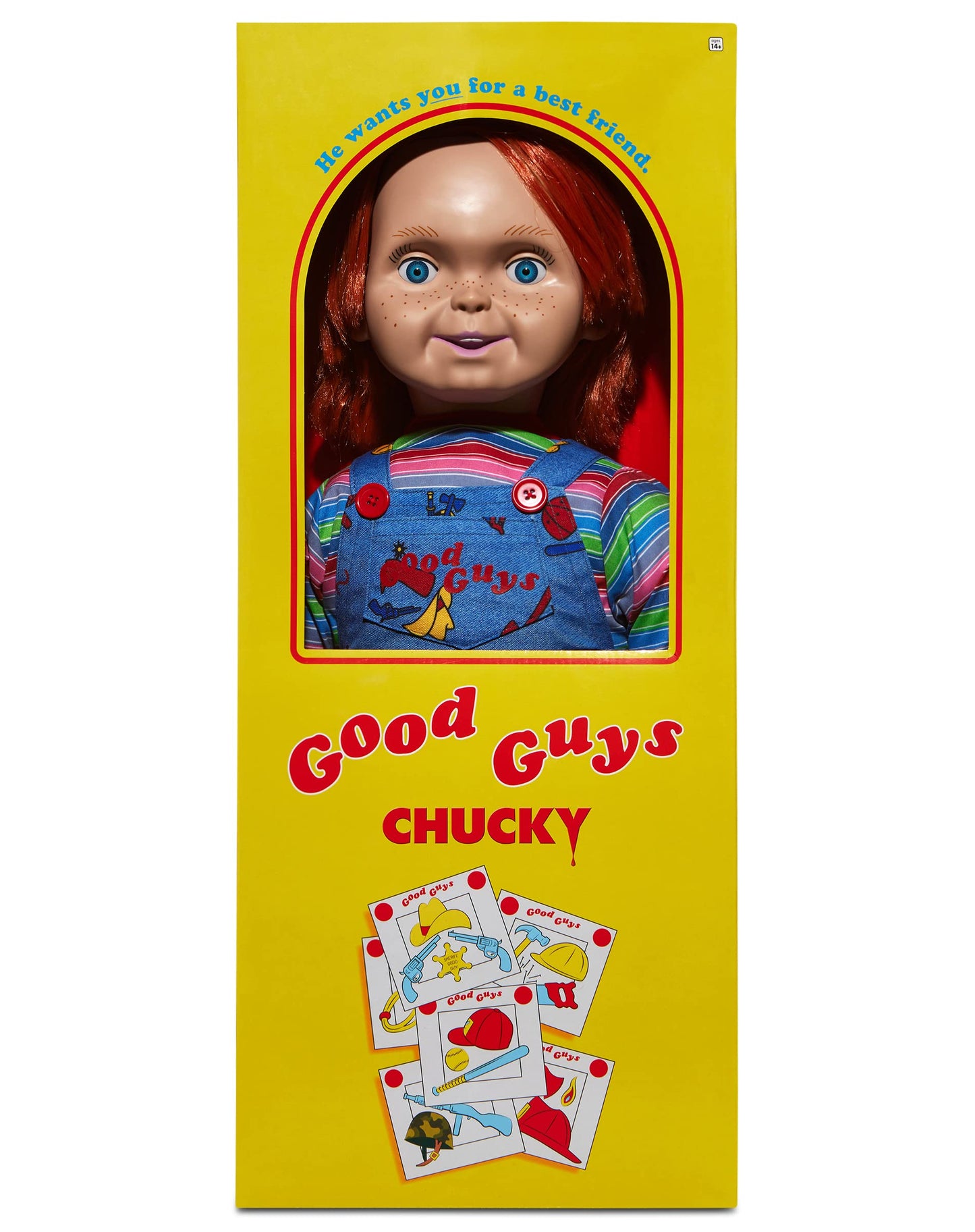 Spirit Halloween Good Guys Chucky Decor - 24 Inches | Official Licensed | Kids Game | Horror Decor