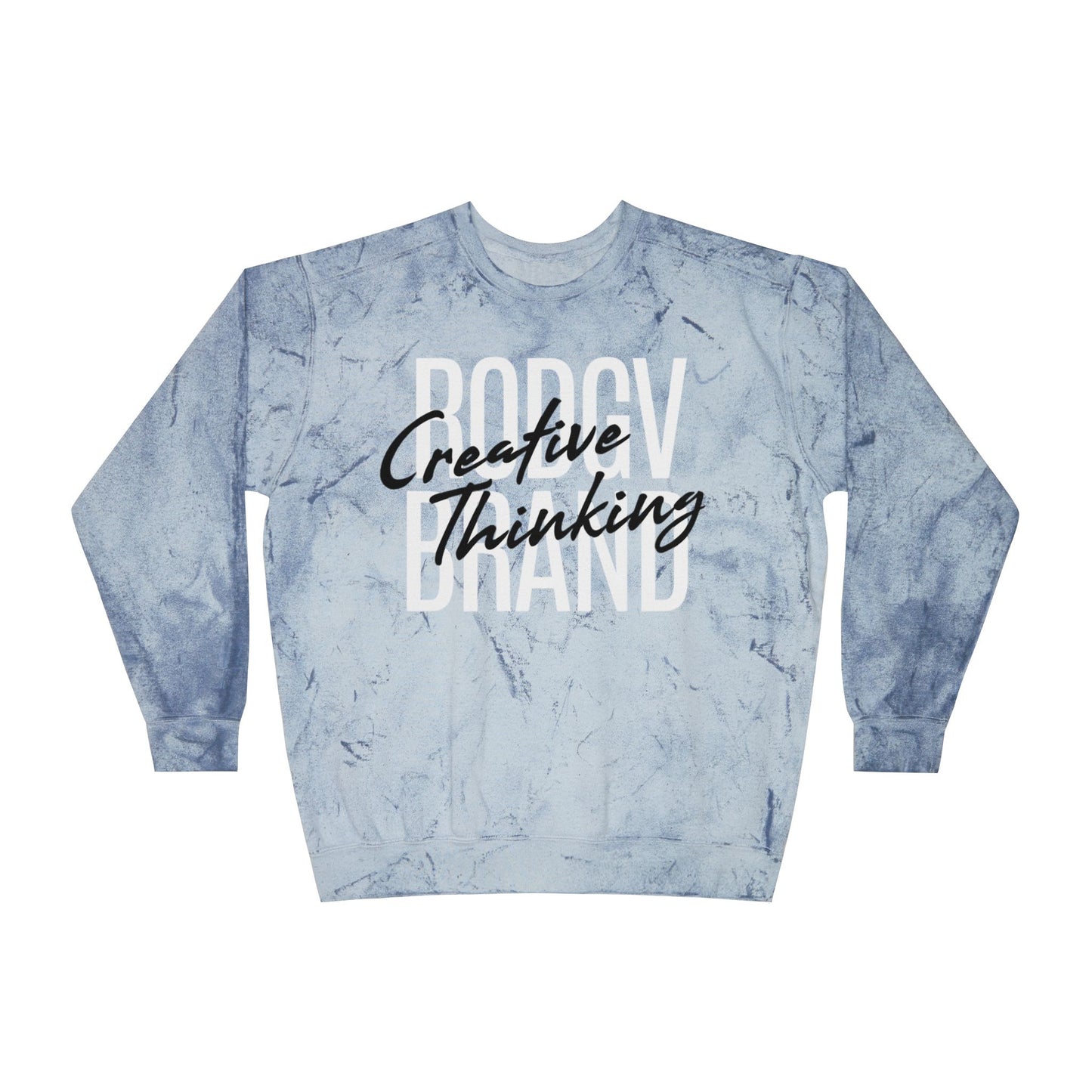 RODGV Creative Thinking Color Blast Crewneck Sweatshirt, Trendy Sweatshirt, Unisex Fashion, Cozy Gift, Unique Style, Creative Apparel