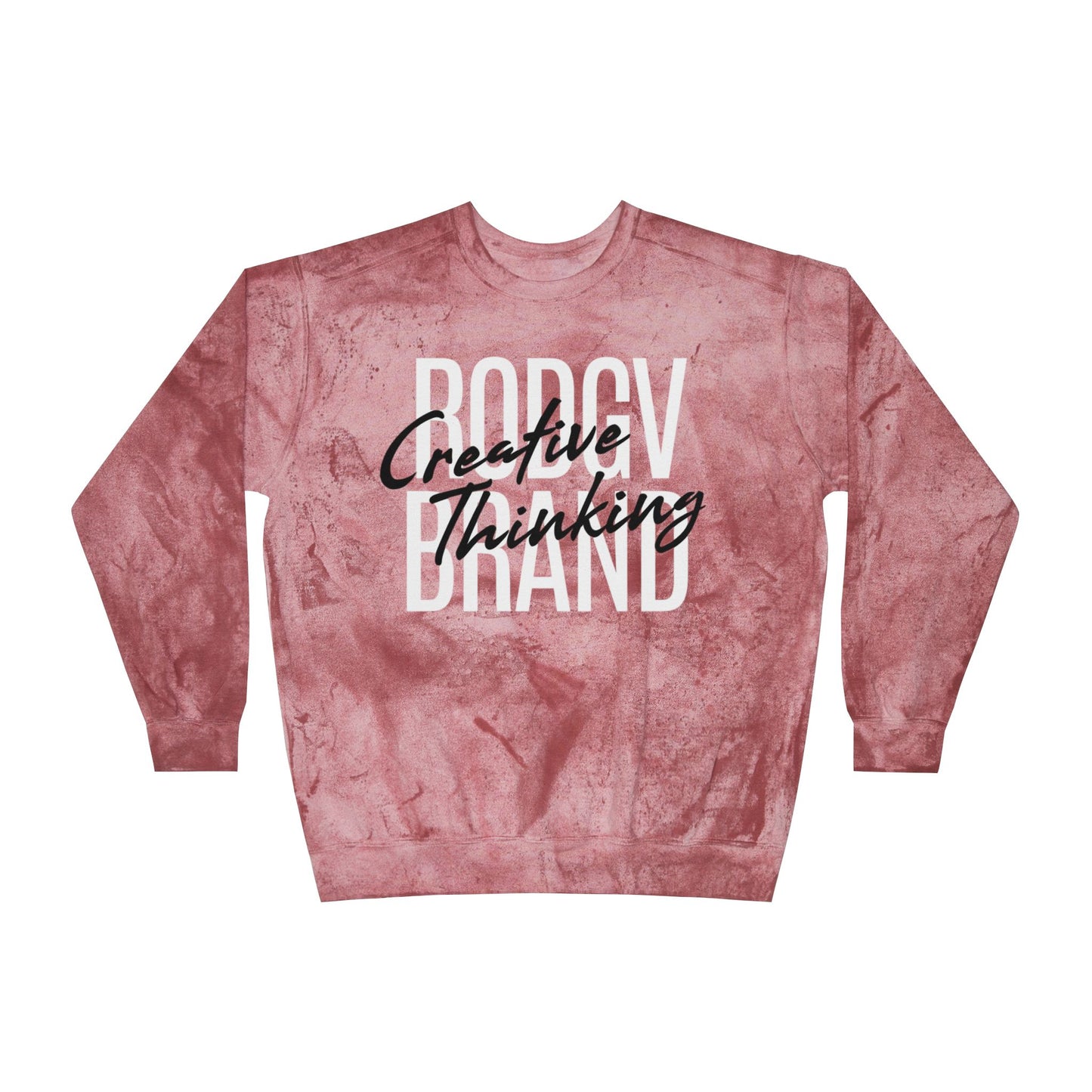 RODGV Creative Thinking Color Blast Crewneck Sweatshirt, Trendy Sweatshirt, Unisex Fashion, Cozy Gift, Unique Style, Creative Apparel