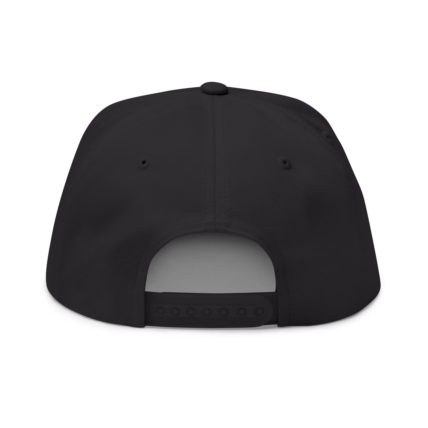 Sly Embroidered Flat Bill Cap — Vintage Gothic Snapback Hat