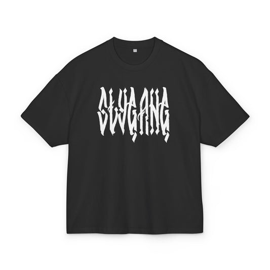 SLY GANG Logo Boxy Tee — Gothic Streetwear Graphic T‑Shirt