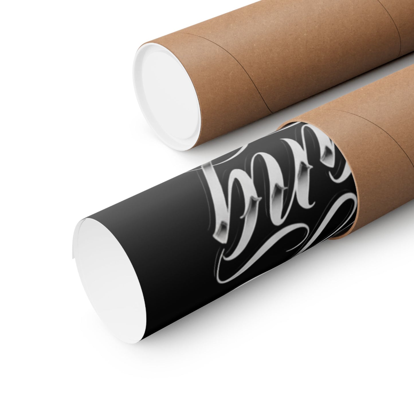Sly Gang Matte Poster — Black Script Typography Wall Art