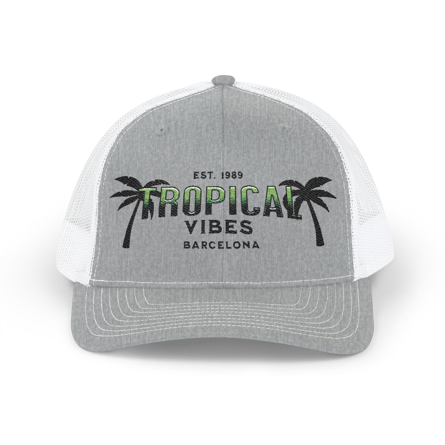 Tropical Vibes Trucker Cap — 'Tropical Vibes Barcelona' Snapback Hat