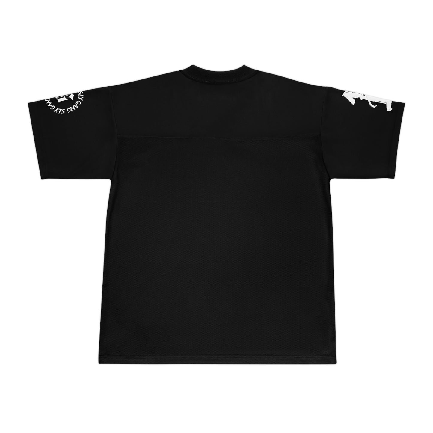 Black 'SLY GANG' Streetwear Football Jersey
