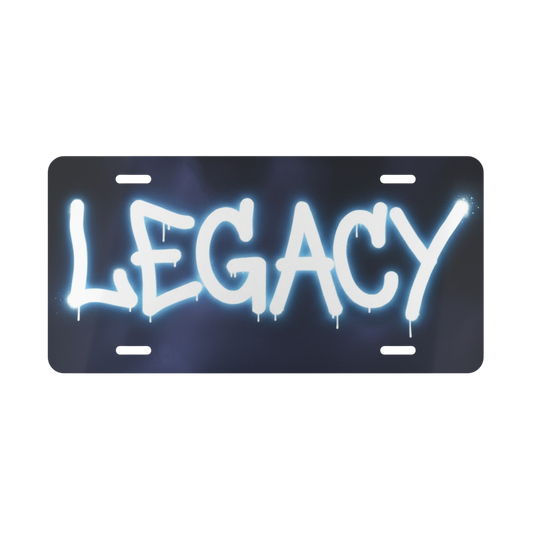 Custom Legacy Vanity Plate - Personalized Car Accessory