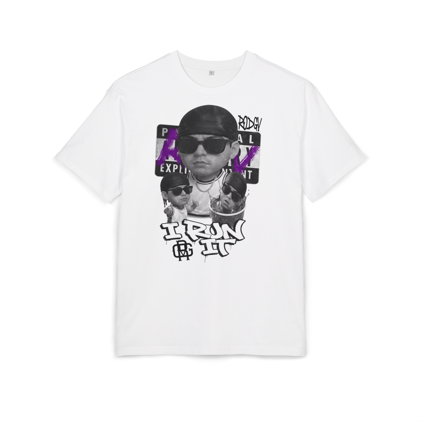 I RUN IT Unisex Heavy Oversize Tee