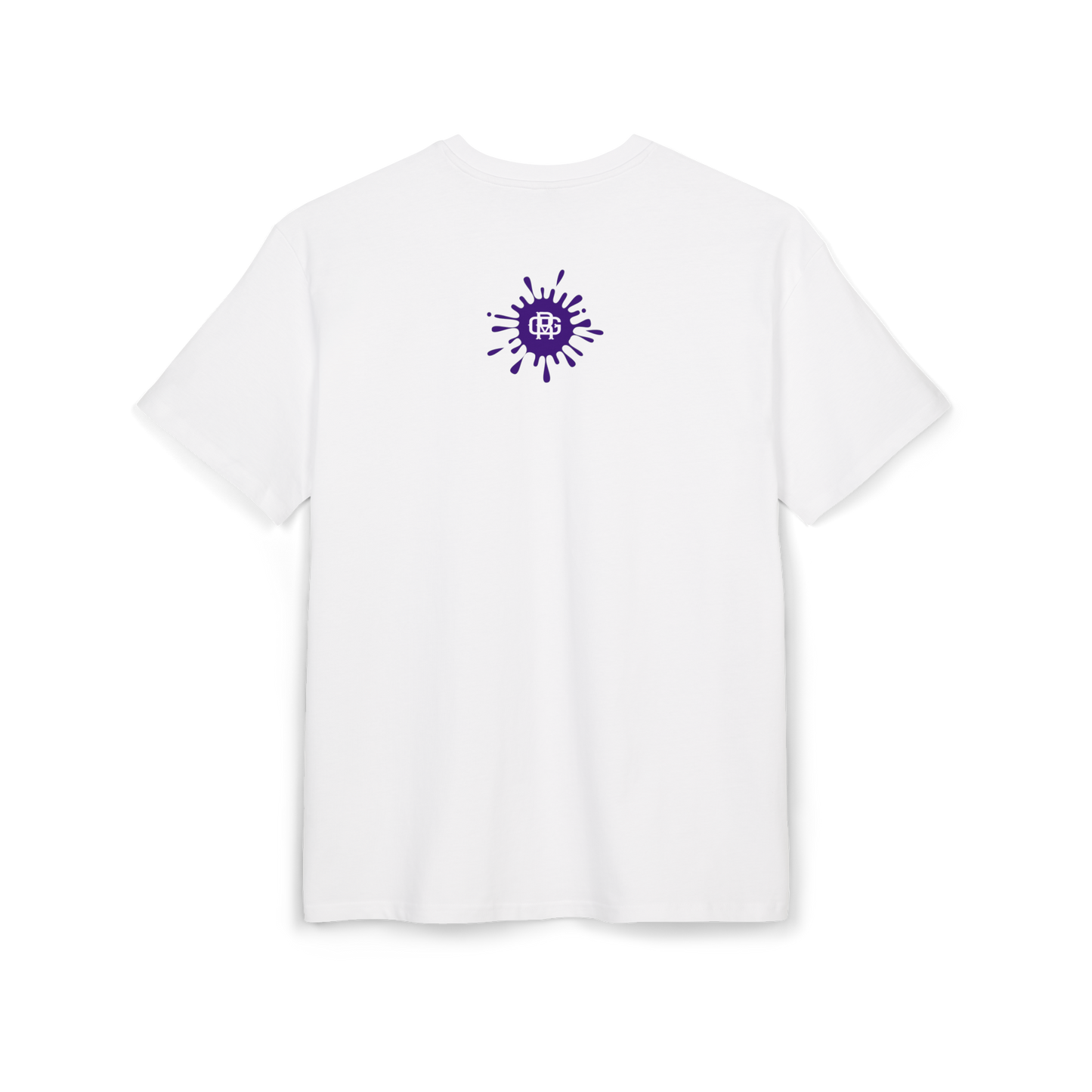 I Run It! Tee — Bold Purple Splash Graphic T-Shirt