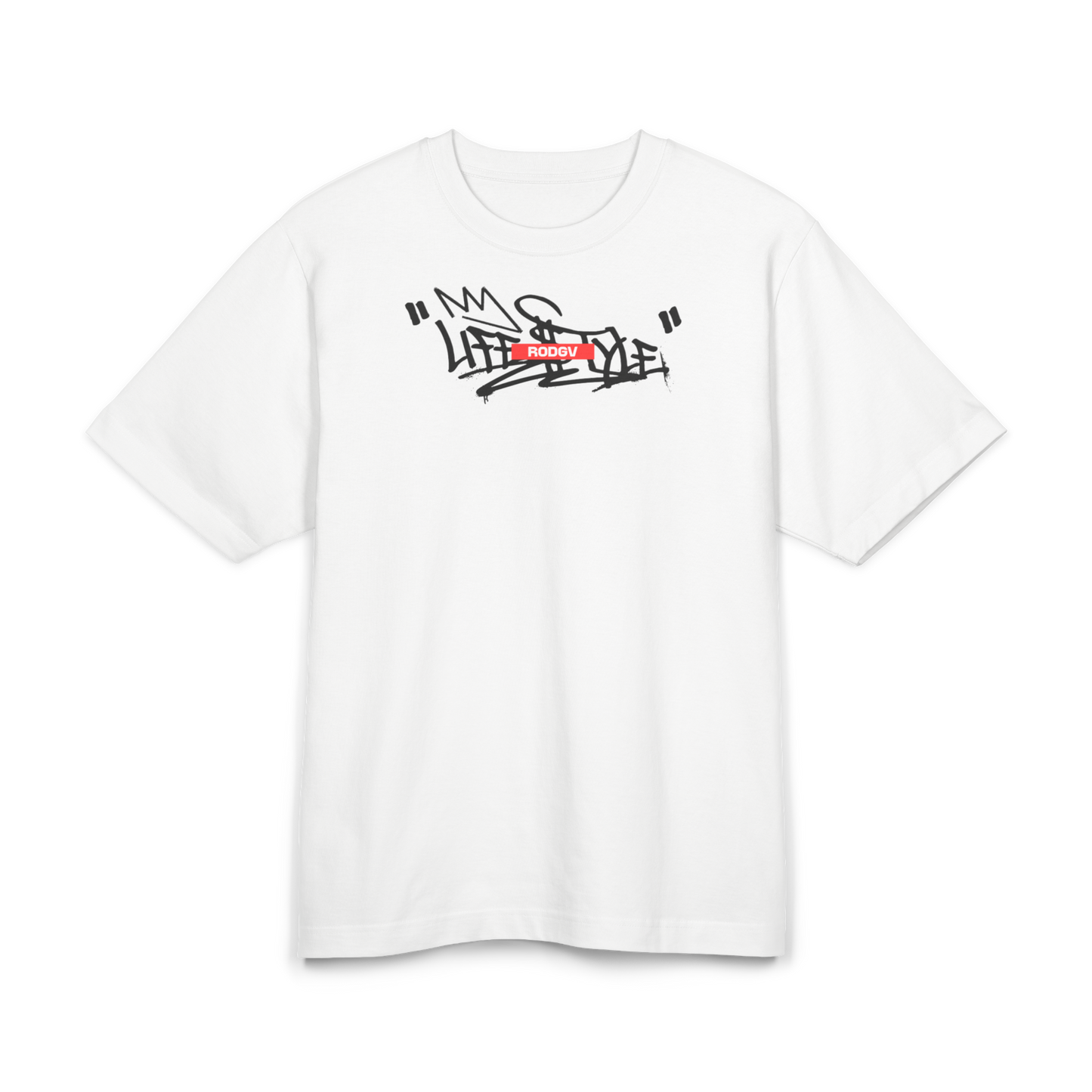 Lifestyle Graffiti Tee — 'LIFESTYLE' Streetwear Graphic T-Shirt