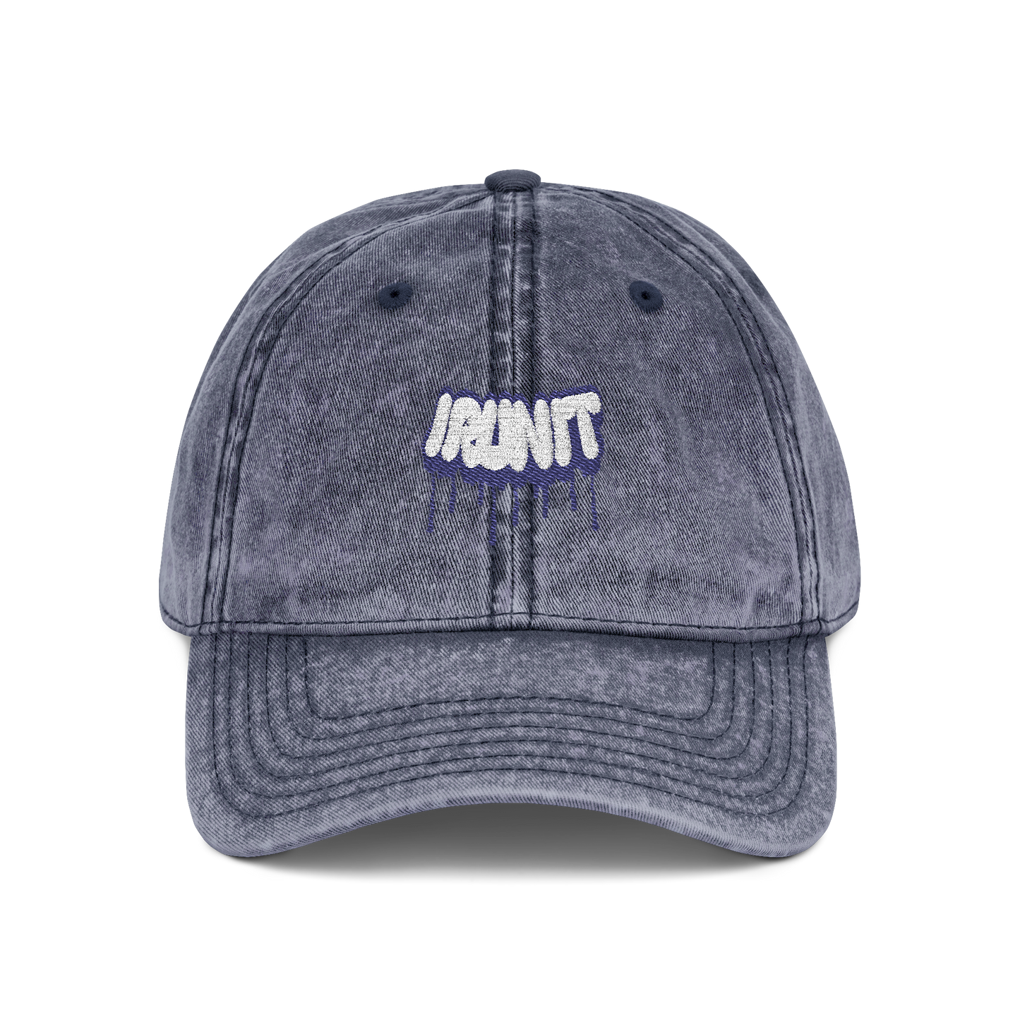I Run It x RODGV Vintage Embroidered 'Mighty' Distressed Baseball Cap