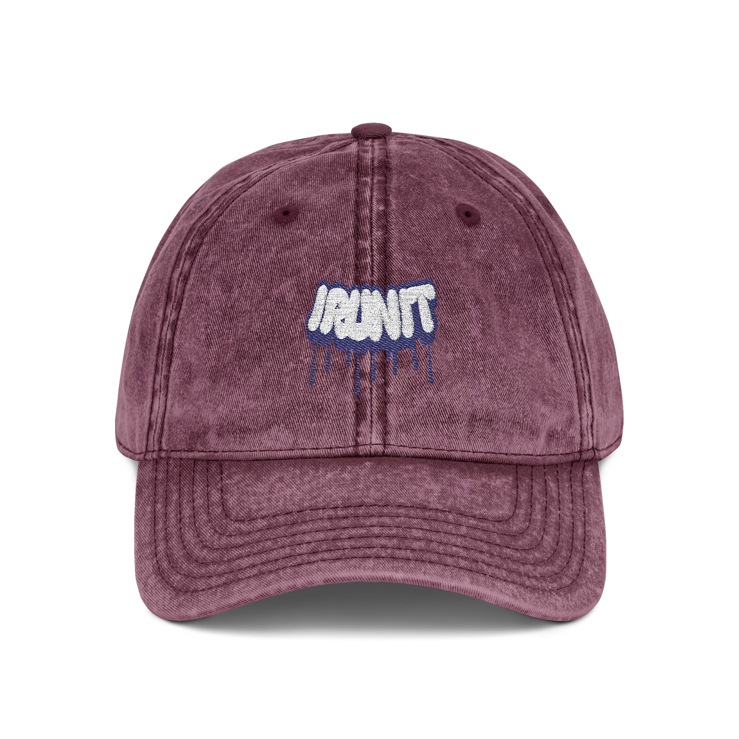 I Run It x RODGV Vintage Embroidered 'Mighty' Distressed Baseball Cap