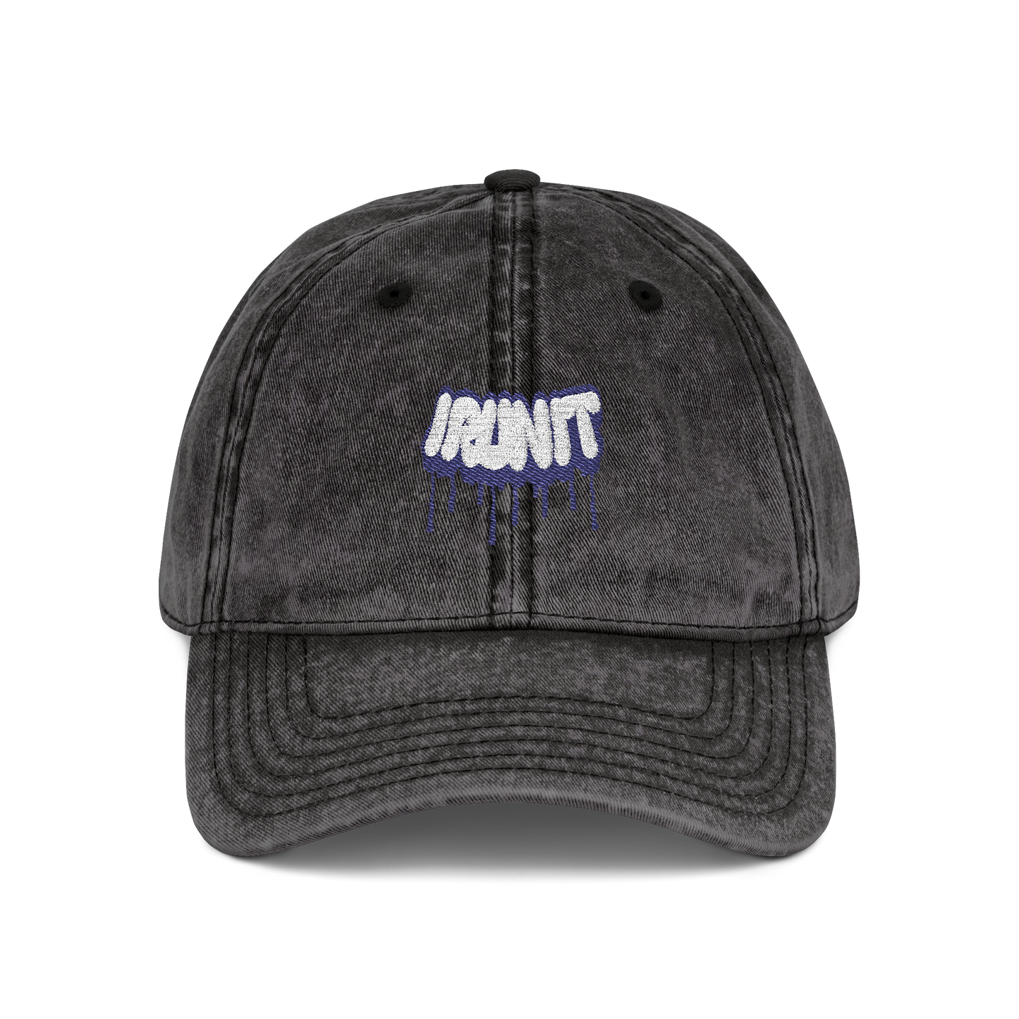 I Run It x RODGV Vintage Embroidered 'Mighty' Distressed Baseball Cap