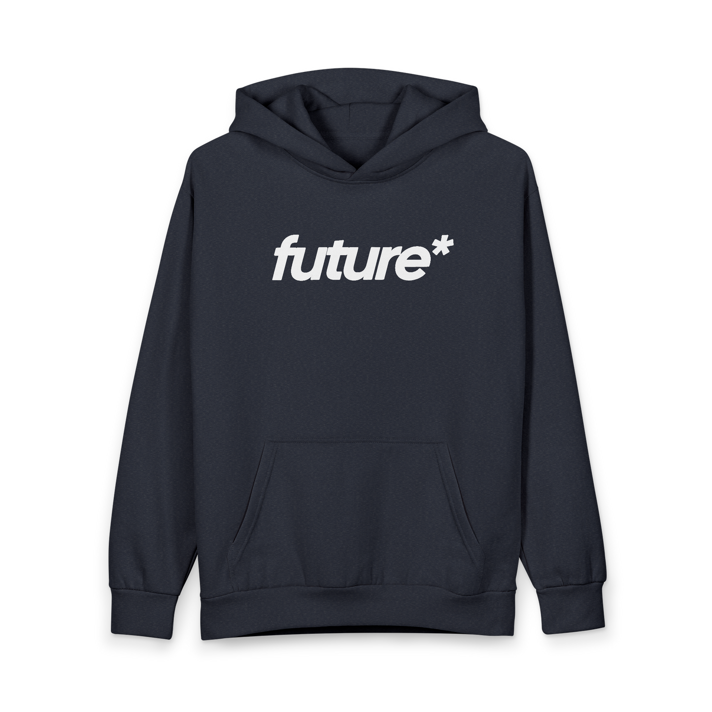 Future* Pullover Hoodie — Minimalist White Graphic Hoodie