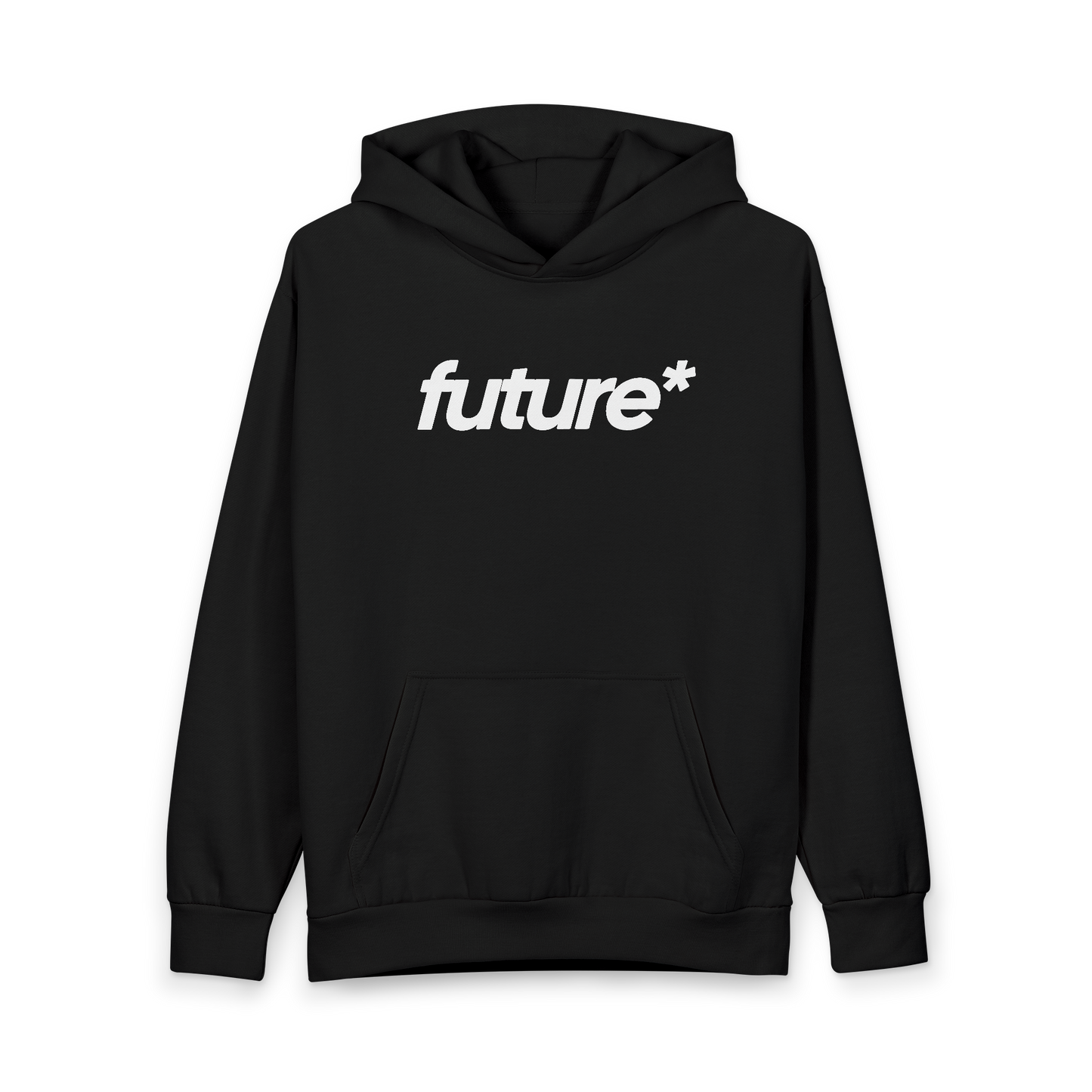 Future* Pullover Hoodie — Minimalist White Graphic Hoodie
