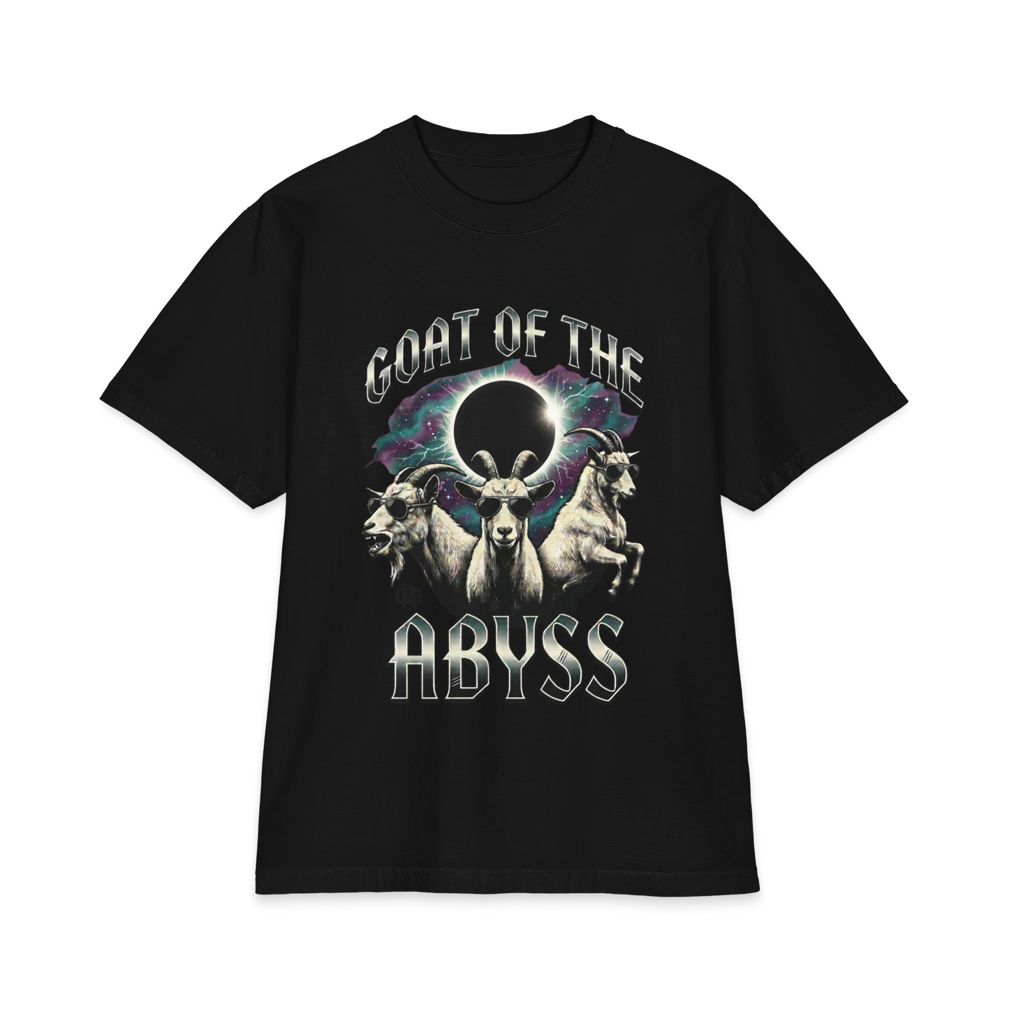 Goat of the Abyss T-Shirt — Dark Occult Retro Goat Graphic Tee