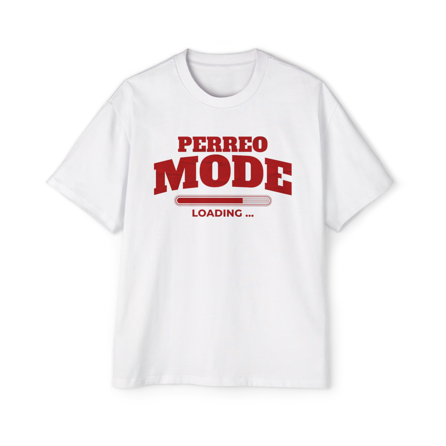 Perreo Mode Tee — 'Perreo Mode Loading' Oversized Men’s Graphic T-Shirt