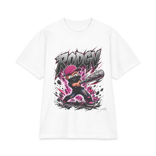 Baseball Batter Graphic T-Shirt – "Rodgy" Streetwear Tee