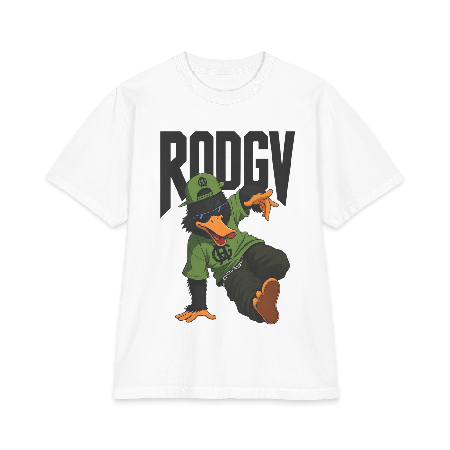 RONGV Breakdancing Duck Graphic Tee